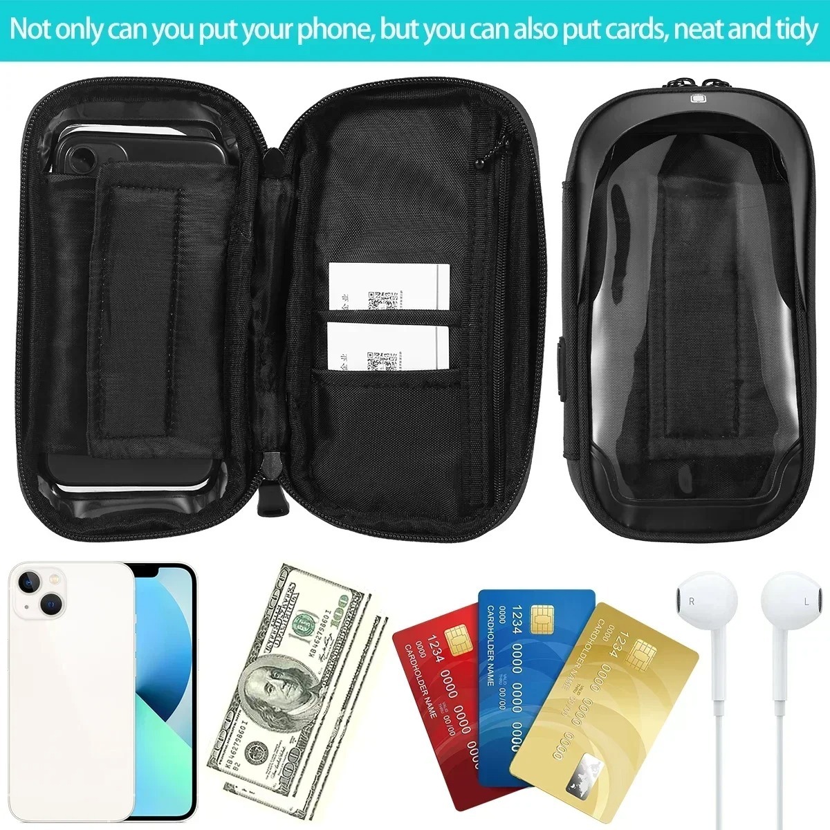 Image de Support de Téléphone pour Guidon de Moto – Pratique et Sécurisé - Unbranded