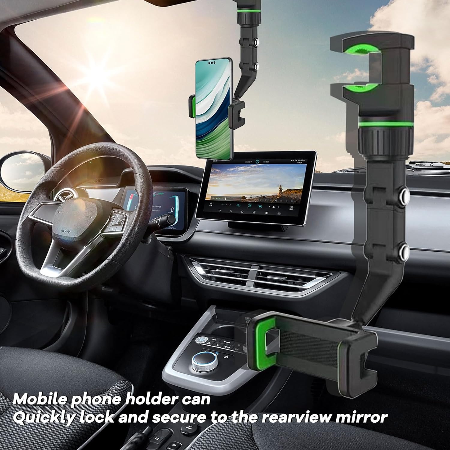 Image de Support de Téléphone pour Voiture – Pratique et Facile à Installer - Unbranded