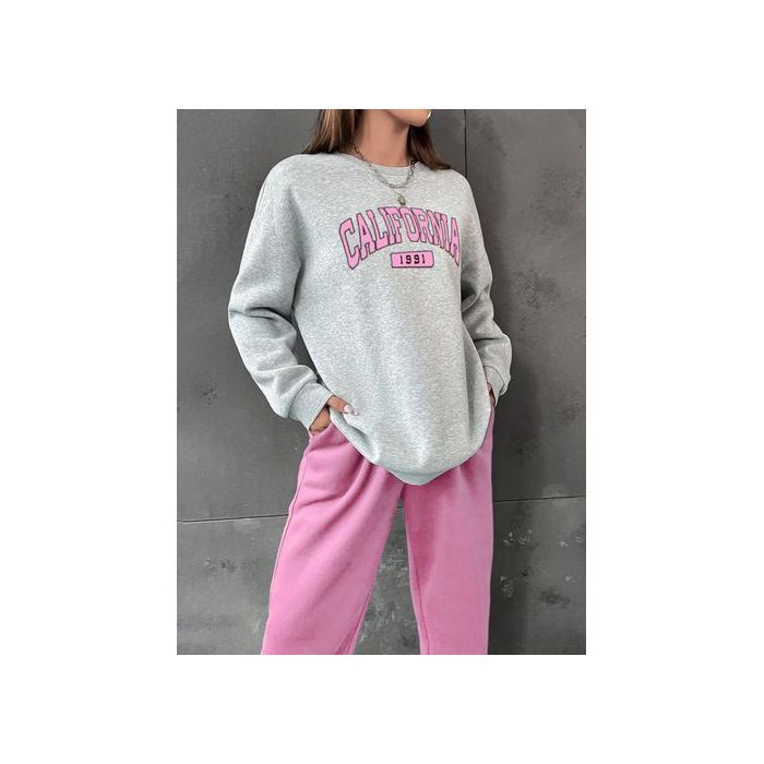Image de Survêtement 2 Pièces Ensemble Jogging Hoodies Femmes Ref 60 - Rose