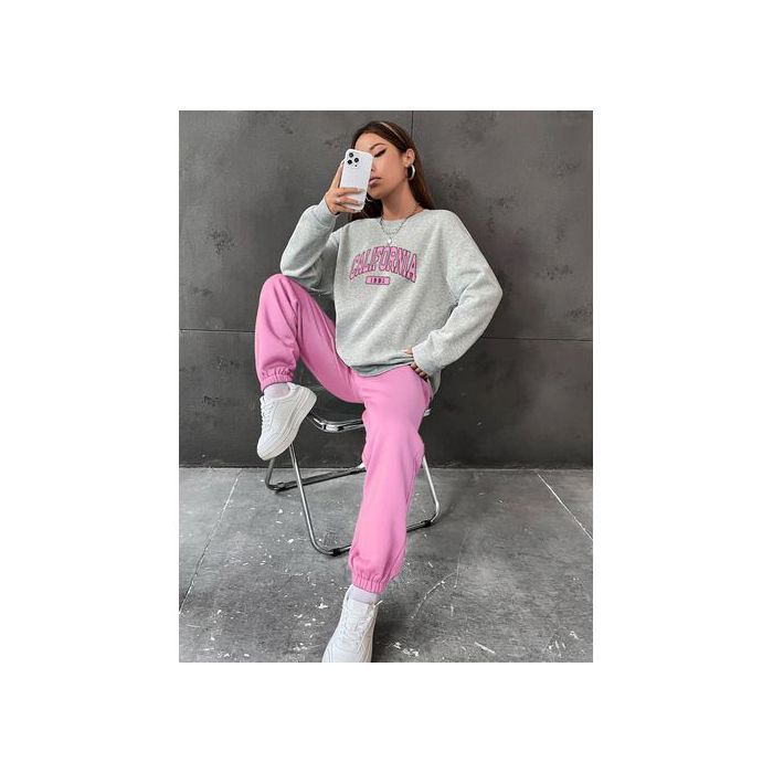 Image de Survêtement 2 Pièces Ensemble Jogging Hoodies Femmes Ref 60 - Rose