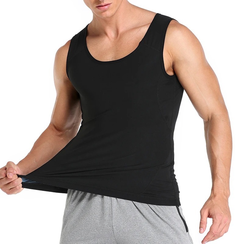 Image de Sweat Shaper pour Hommes - T-shirt de Brûlage de Graisses pour le Ventre - Unbranded
