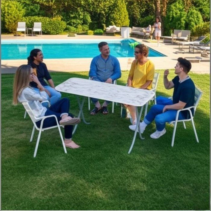 Image de TABLE MARBRE BLANCHE GM - Unbranded