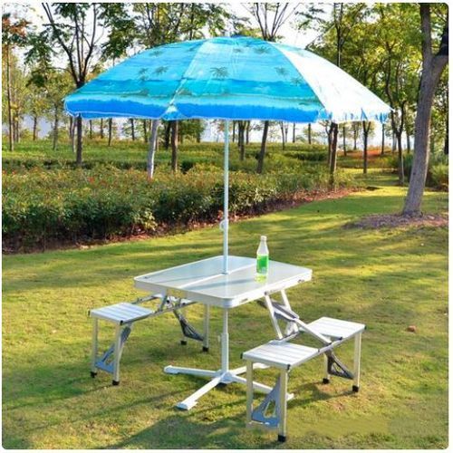 Table pliante en aluminium table de camping portative légère pour la plage, pique-nique extérieure