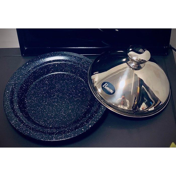 Tagine - Inox - 36CM - Couvercle en inox - Compatible tous feux - Granit