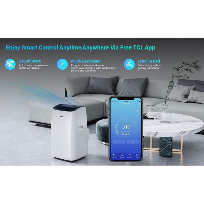 Image de TCL Climatiseur 12000 BTU Mobile 4 en 1 Dual Motor filtres Direct-Wash, TAC-12CHPB/DM4 - Unbranded