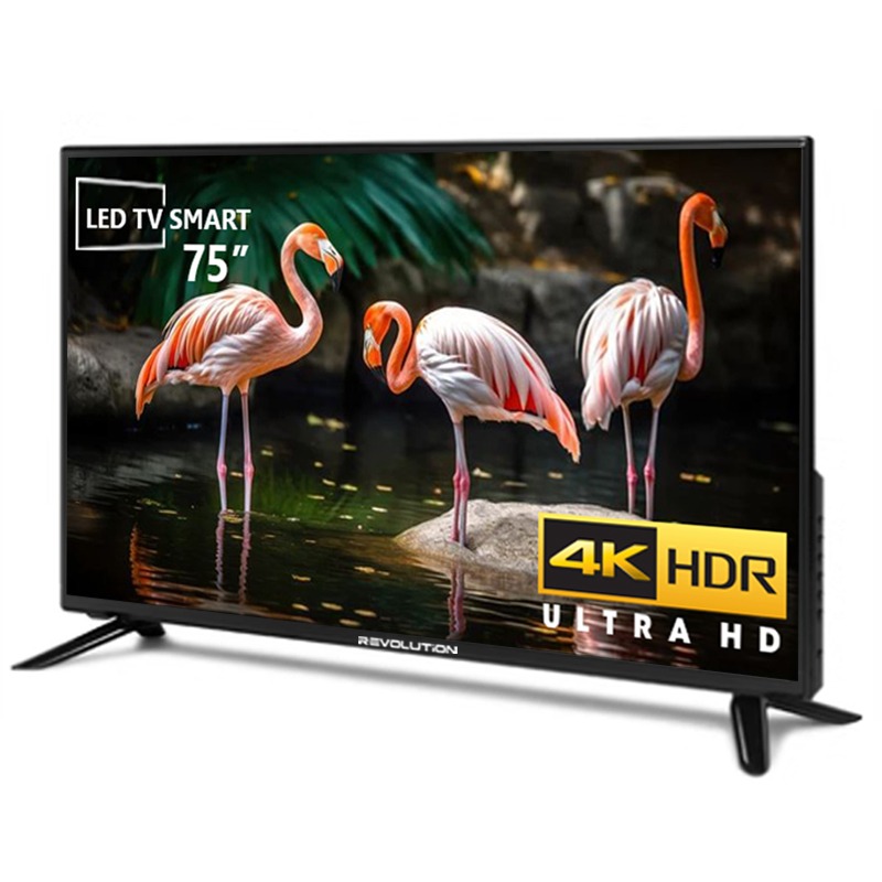 Télévision 75 Revolution Galaxy 4K Smart Tv + Récepteur intégré + TNT