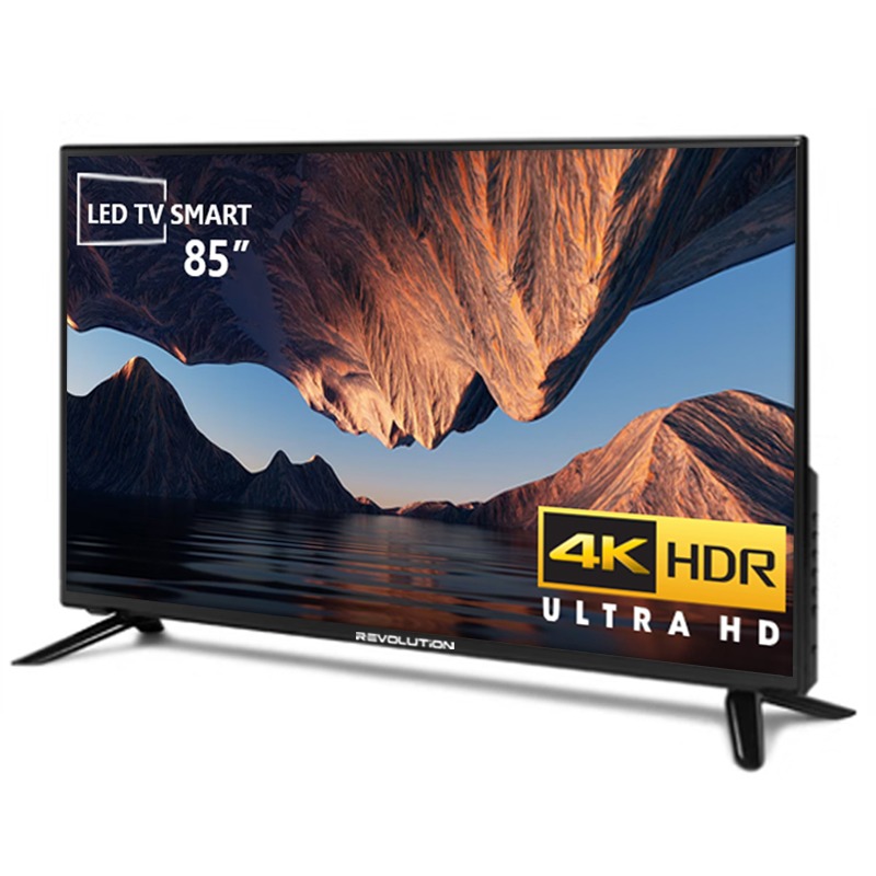 Télévision 85 Revolution Galaxy 4K Smart Tv + Récepteur intégré + TNT
