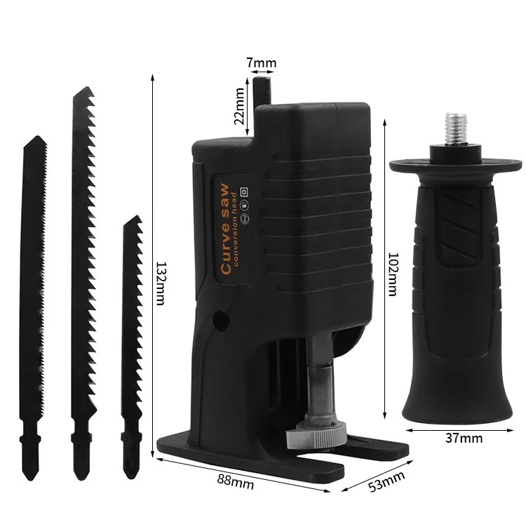 Image de Tête de scie courbe, perceuse électrique de conversion, perceuse électrique - Unbranded