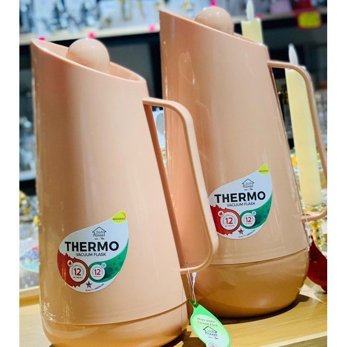 Thermos 2 pieces 1L+500ML - bouteille isotherme Set de 2 Thermos couleurs aléatoires
