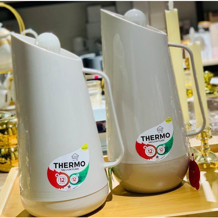 Image de Thermos 2 pieces 1L+500ML - bouteille isotherme Set de 2 Thermos couleurs aléatoires - Unbranded