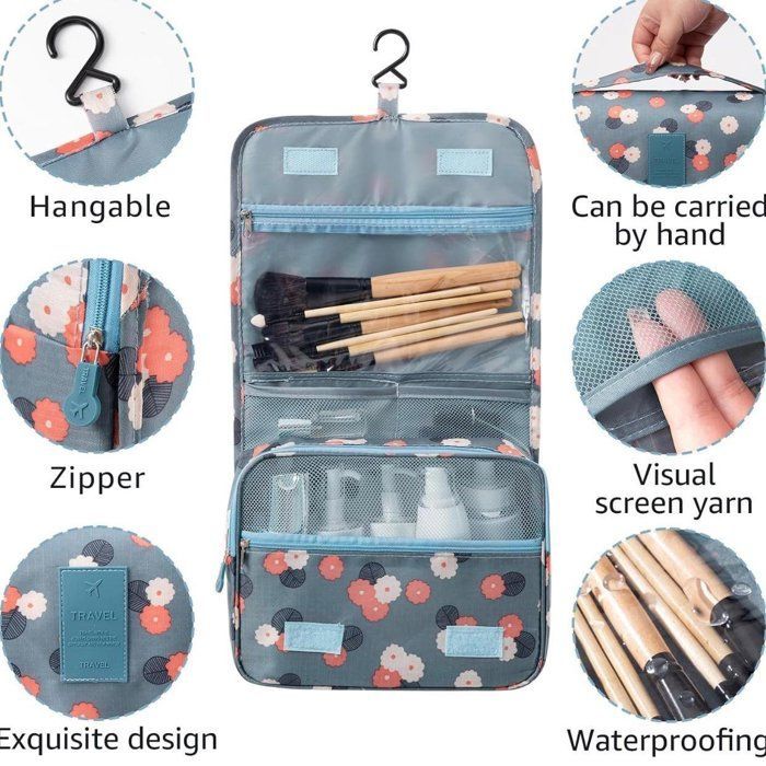 Image de Trousse de toilette - Voyage - Imperméable - Tissu oxford - Souple - Unbranded