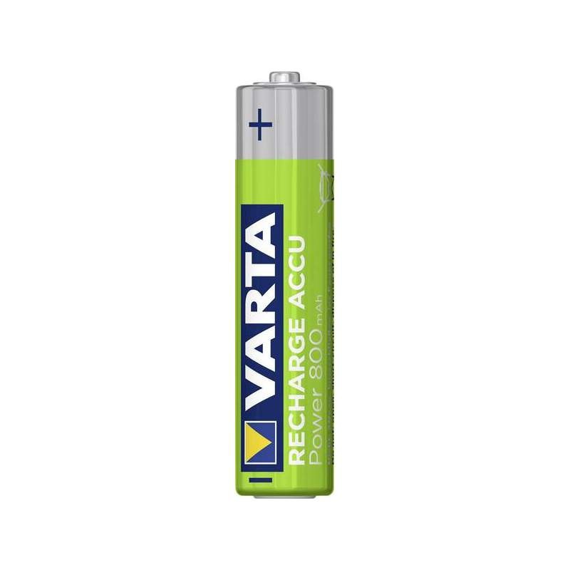 VARTA 4 Piles Rechargeables AAA 800 mAh // Blister 4 Piles