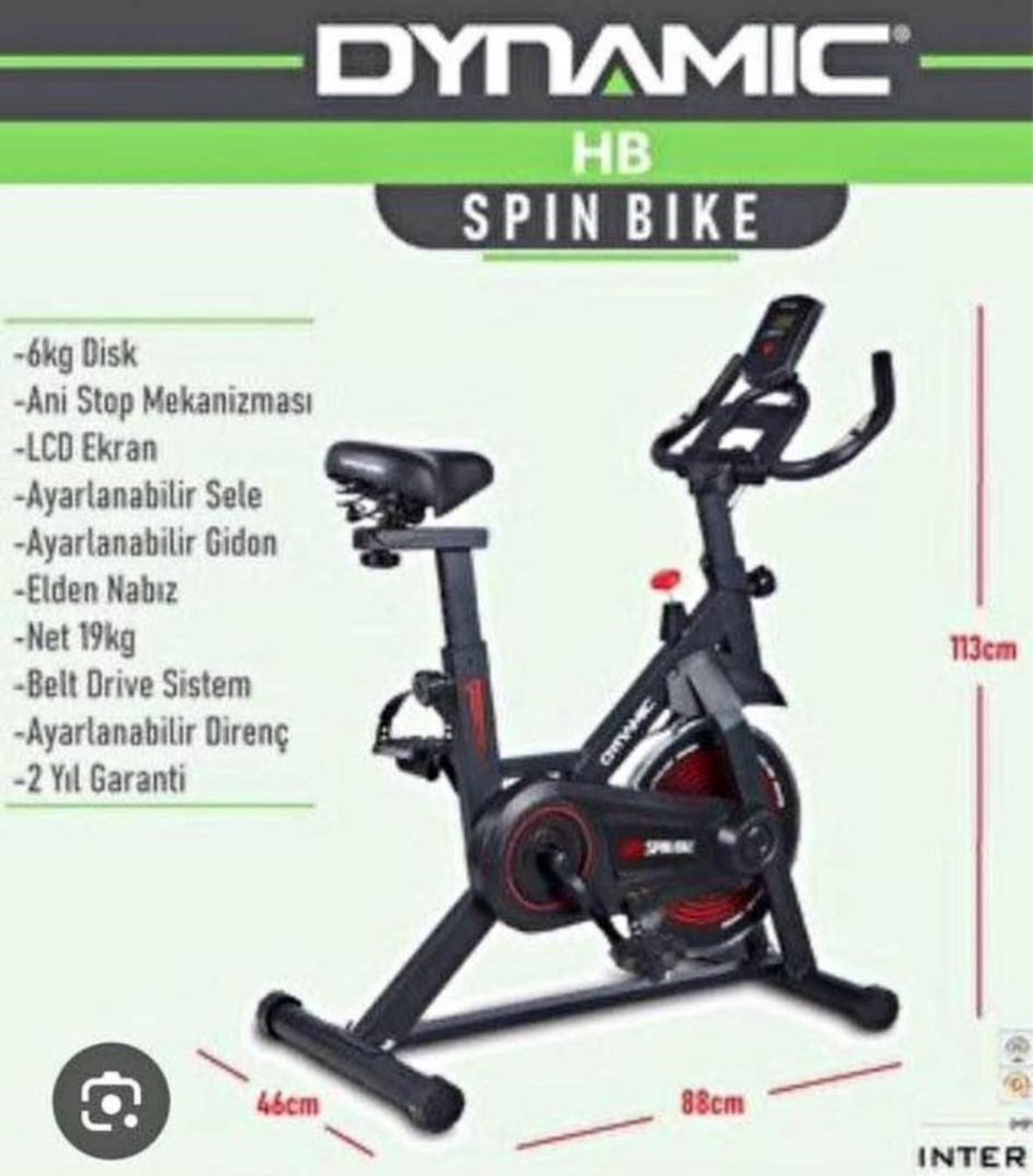 Image de Vélo d’Entraînement Cardio Professionnel - Unbranded