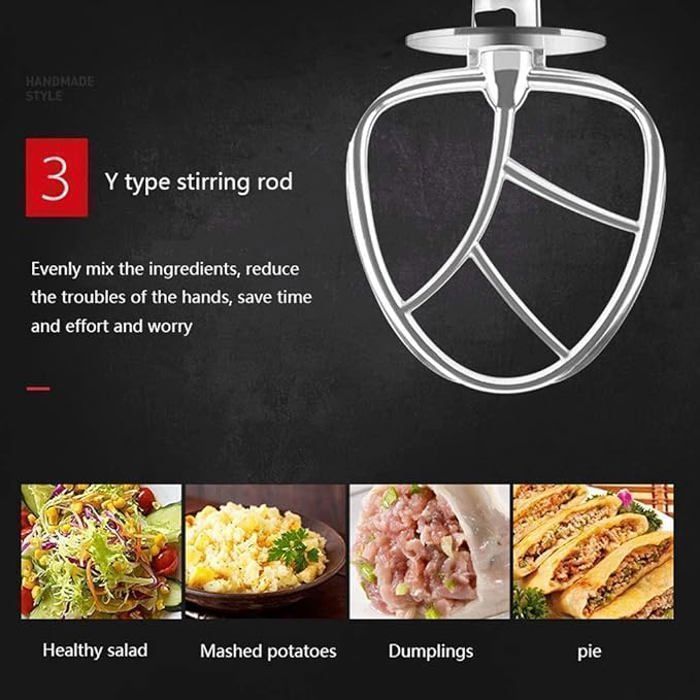 Image de Venezia Robot Pétrin Pâtissier - 7L - Multifonctions - ROUGE - 1000W - Unbranded