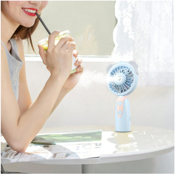 Image de Ventilateur Portable à vaporisation dVentilateur Portable à vaporisation d'air rechargeable par USB'air rechargeable par USB