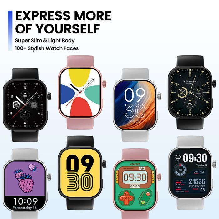 Image de Zeblaze - Montre intelligente 2.03 ''écran HD 24H - Btalk Plus appel vocal - Noir - Unbranded