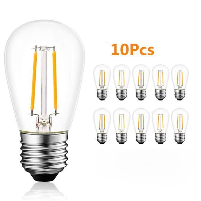 10 Ampoules Antique Edison Bulb G45 LED 4W 2700K (Equivalent 60 Watt)