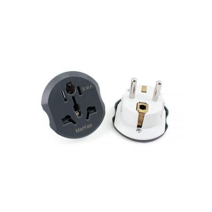 2 Adaptateur de prise USA US CN vers EU Converter 250V 16A adaptateur de voyage
