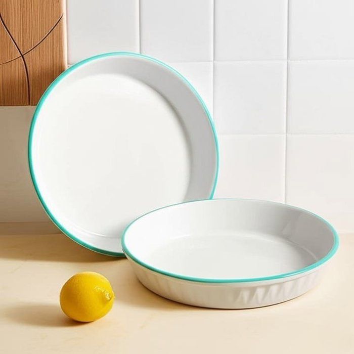 Assiette creuse ronde design – Résistante aux rayures, compatible lave-vaisselle, idéale pour salades et soupes