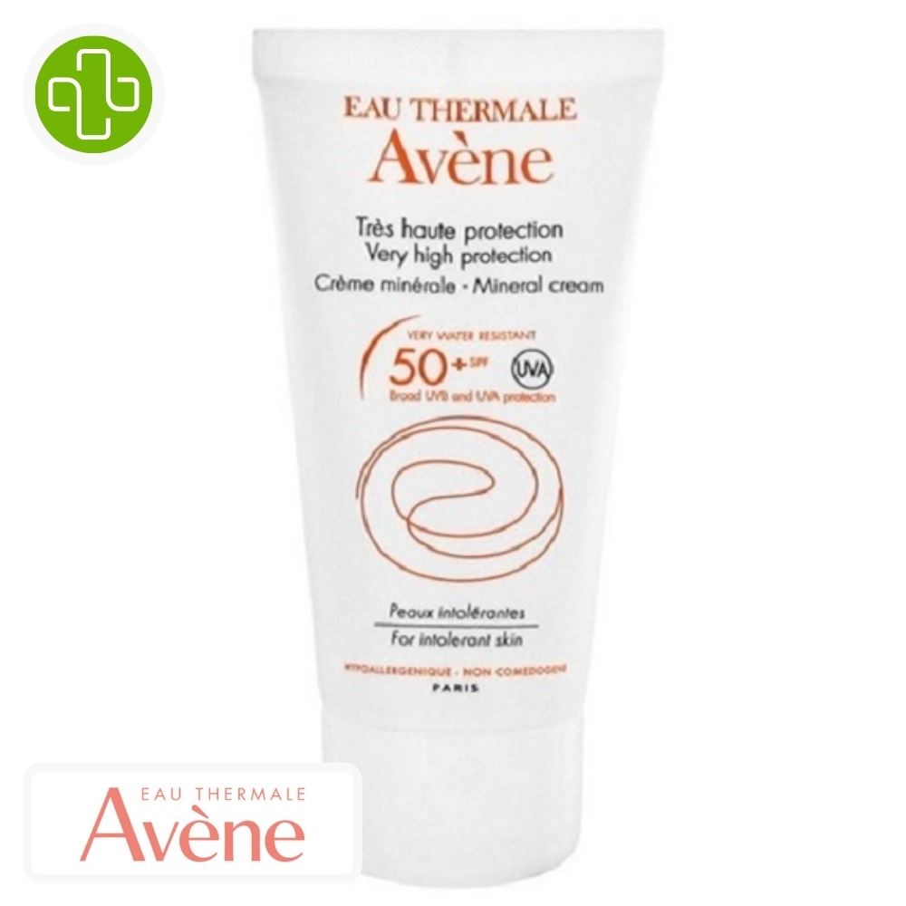 Avène Solaire Crème Minérale Spf50+ – 50ml