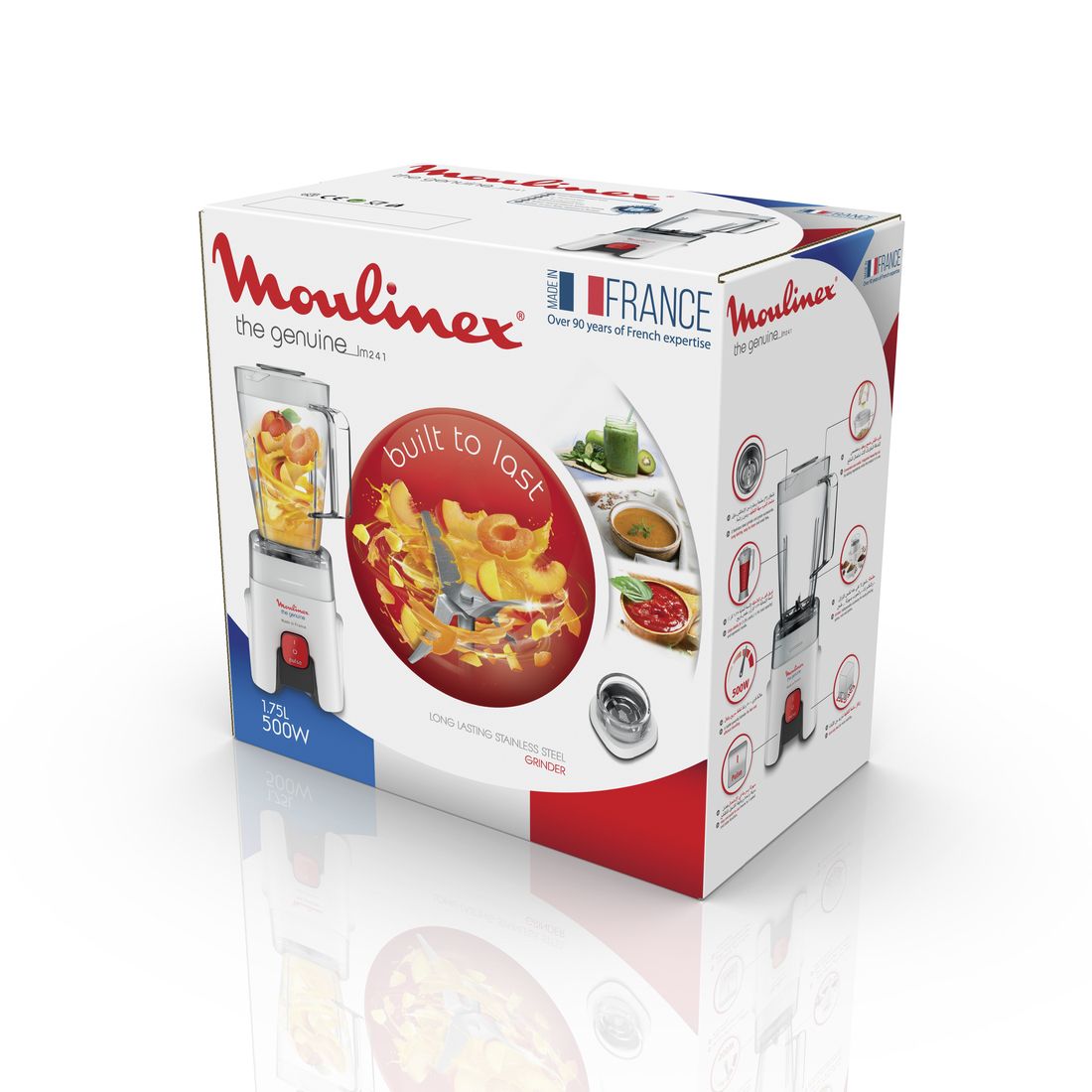 Blender Moulinex Genuine 2 en 1 : Préparez Cocktails et Soupe