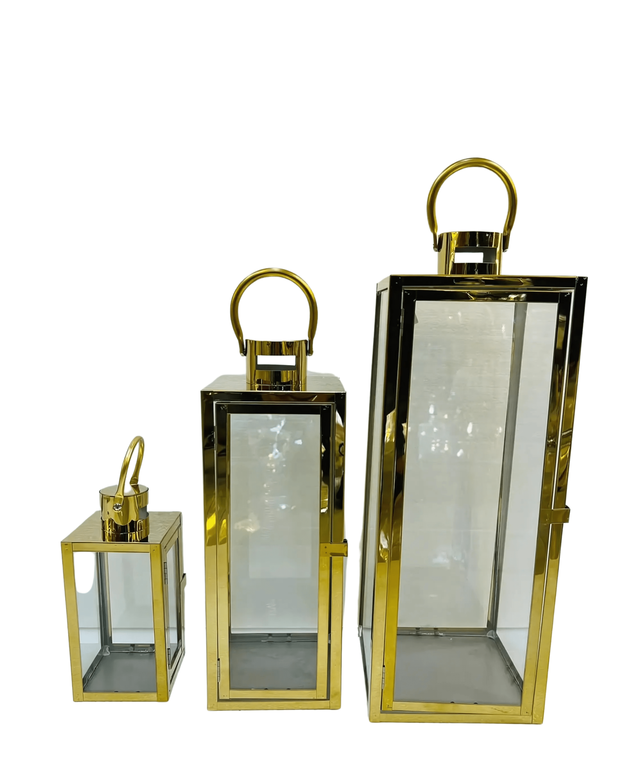 Bougeoir en acier inoxydable, lanterne décoratives pour la décoration de la maison, disponible en cuivre, Rose, or