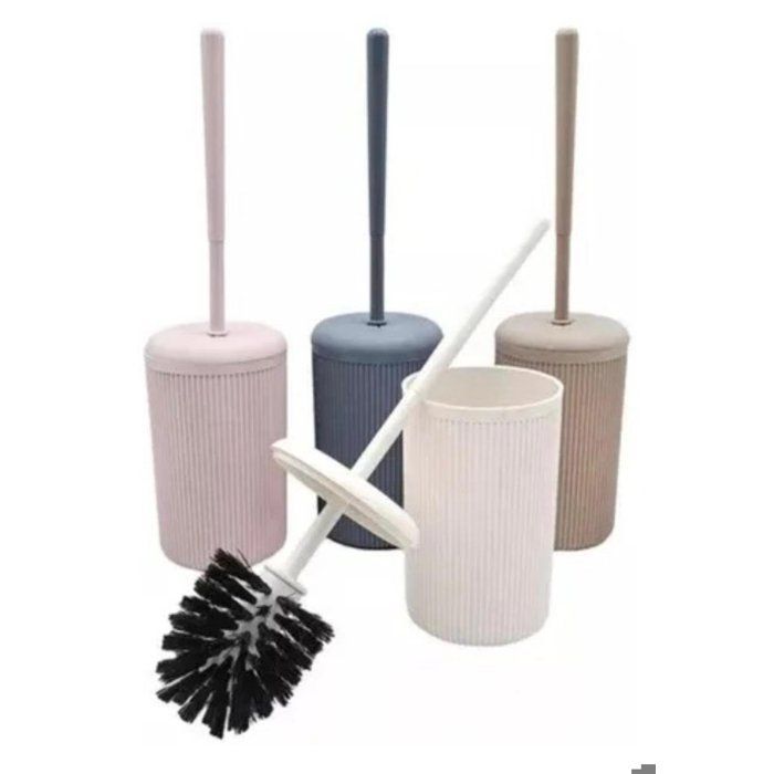 Brosse de toilette ,WC couleurs aléatoires brosse décorative en plastique pour cuvette de toilette