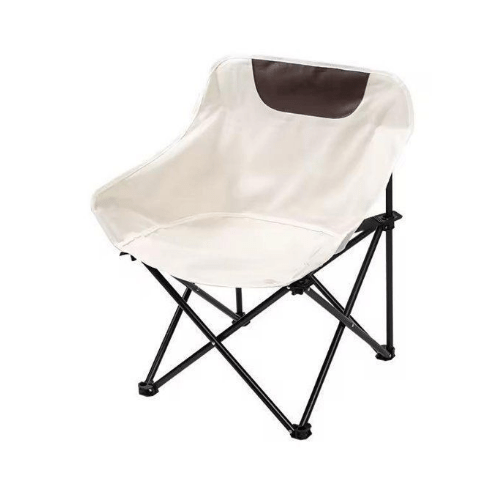 Chaise de plage portable pliante polyvalente à usage général, couleur beige