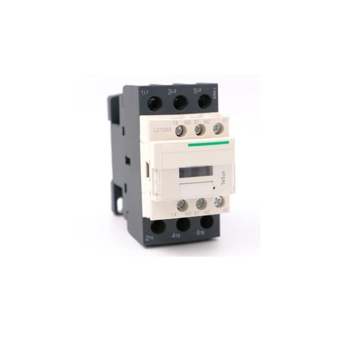 Contacteurs 3 pôles, commandés par c.a., puissance nominale inférieure à 18 kW.Catégorie d'utilisation AC3.Tension de commutation 415 Vc.a.N/O 3 pôles.