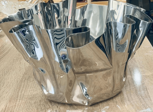 Coupe argenté en inox 18 carats 29cm/H15cm