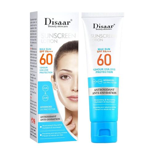 Crème solaire pour visage &amp; corps, hydratant, blanchissant, anti-âge, protection 12 heures