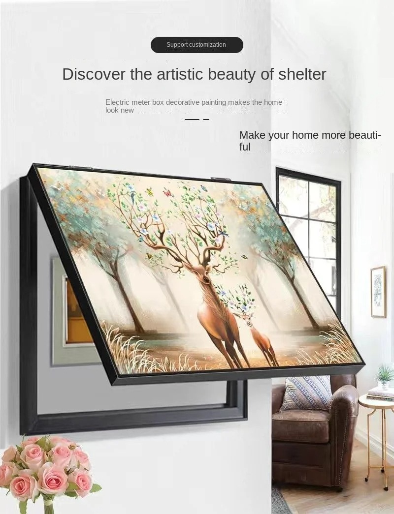 Décor Boîte Électrique - Protection et Design Élégant pour Compteur Électrique