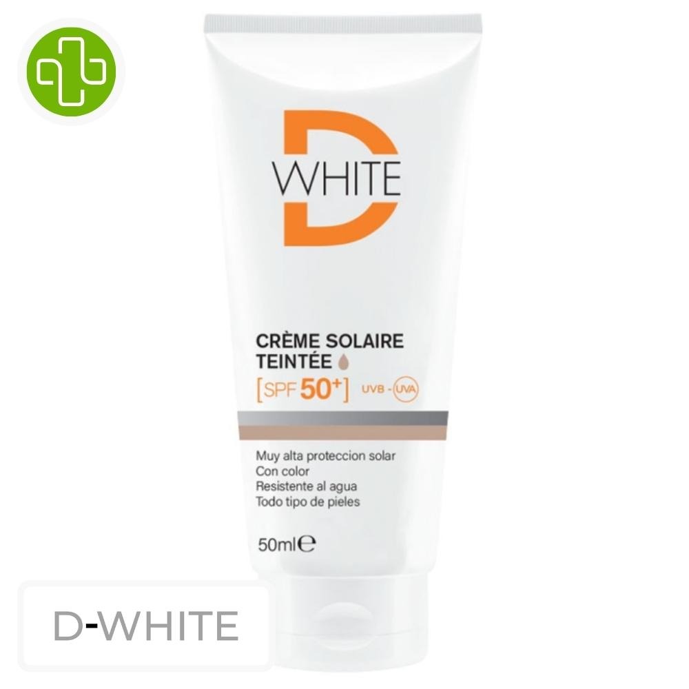 Dermalliance D-WHITE Crème Solaire Teintée Spf50+ – 50ml