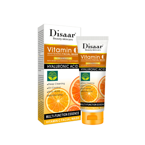 Disaar Nettoyant pour le visage à la vitamine C Soins du visage Hydratation profonde 50g
