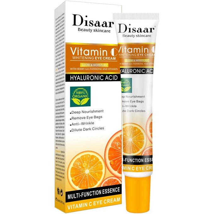 Disaar Vitamine C, crème anti-âge pour les yeux, élimine les cernes