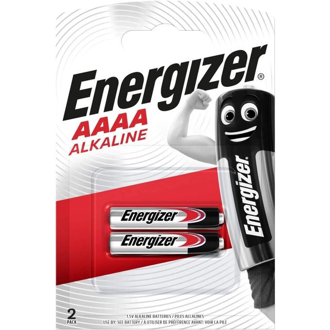 Energizer 2 Piles Alcalines AAAA // Pour Petits Appareils électroniques Pointeur Laser