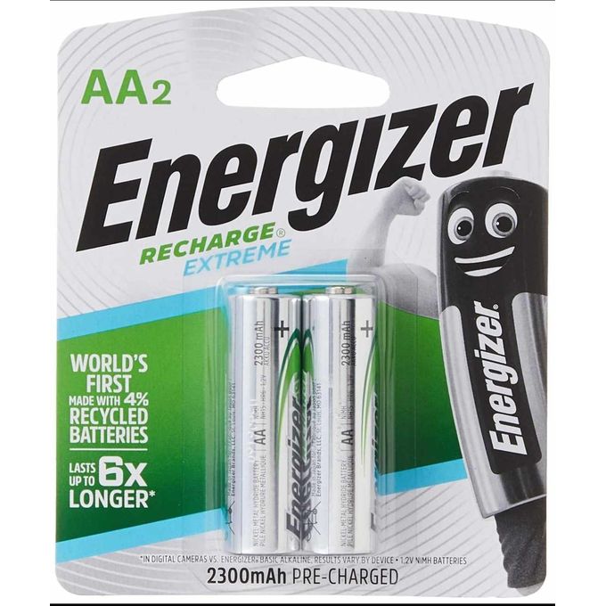 Energizer 2 piles rechargeables AAA 2300 mAh