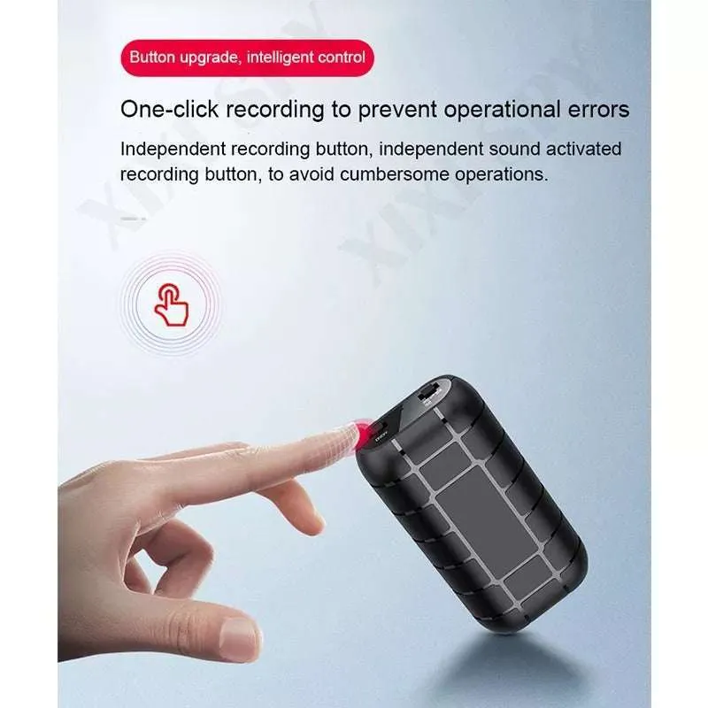 Enregistreur vocal numérique professionnel magnétique 500 heures