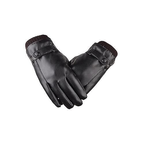 Gants en Cuir Véritable pour Écran Tactile "Homme"