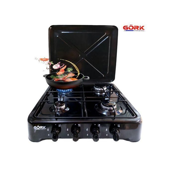 Gork Réchaud à gaz 4 brûleurs - Plaque de cuisson à gaz 4 Feux - 49*49cm - Turkey