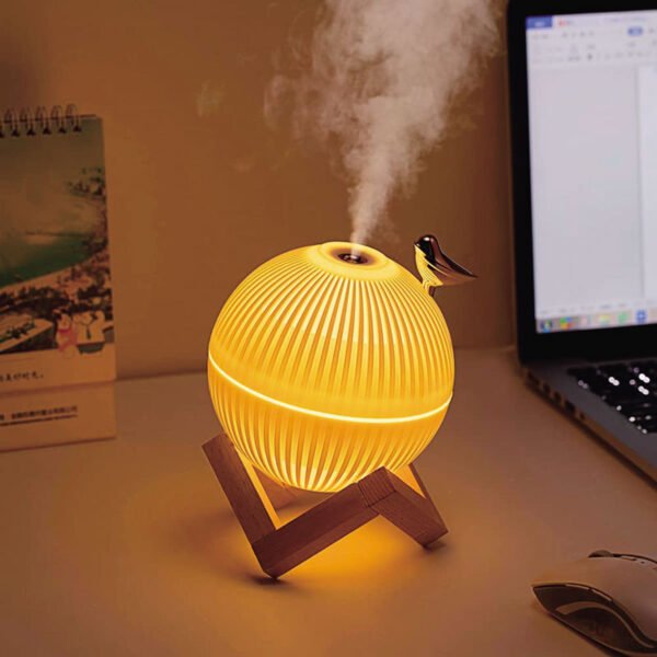 Humidificateur d'alouette, Trois niveaux de lumière ambiante, deux modes de brouillard