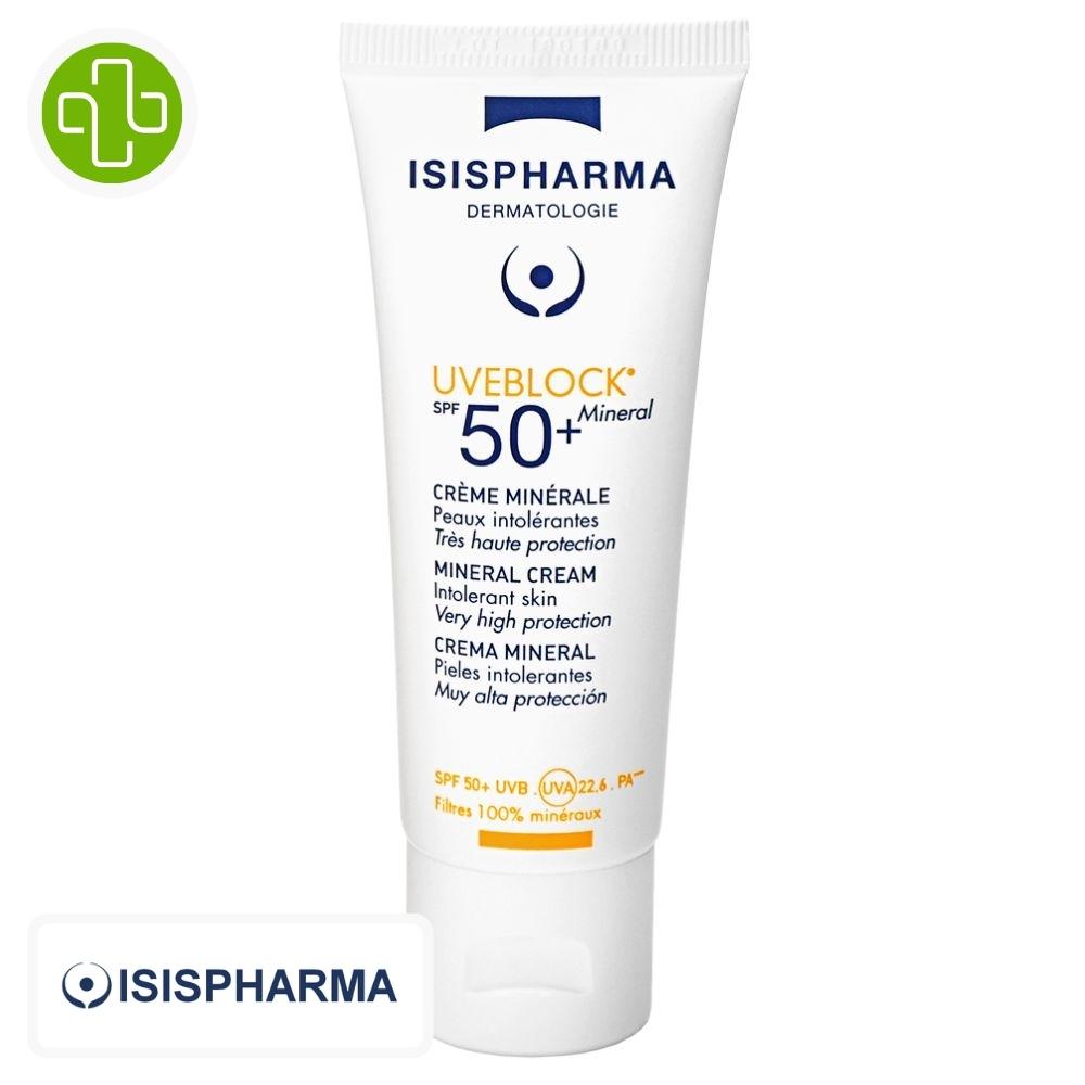 Isispharma UVEBlock Crème Minérale Spf50+ – 40ml