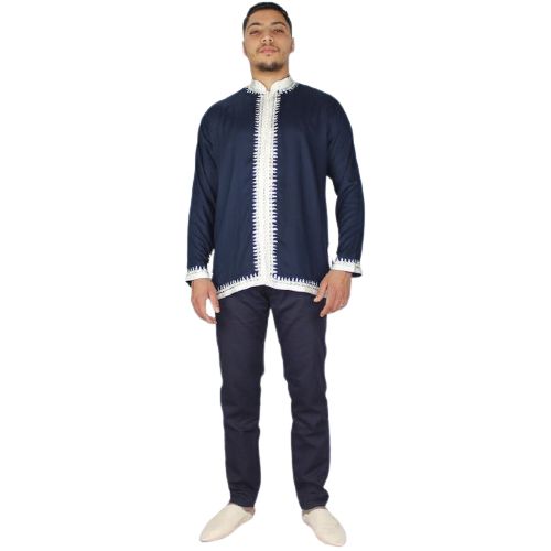 Jabador Maroc Tunique sahara -bleu marine