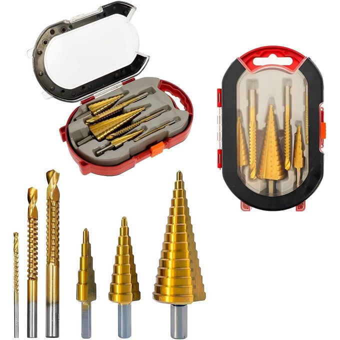 Jeu de forets étagés HSS, 4-12mm, 20mm, 32mm, ouvre-trou étagé, kit de forets
