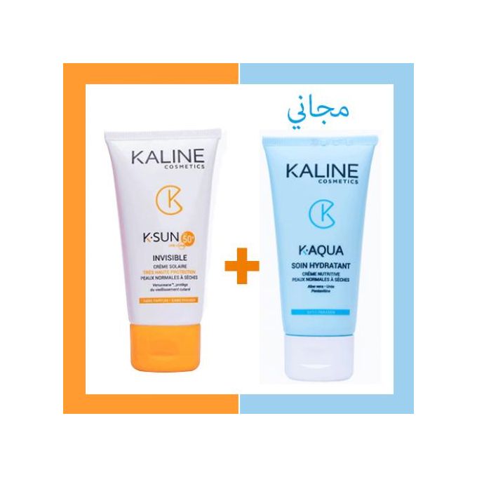 Kaline PACK [K SUN INVISIBLE SPF 50+] + [ K-AQUA COLD CRÈME ]