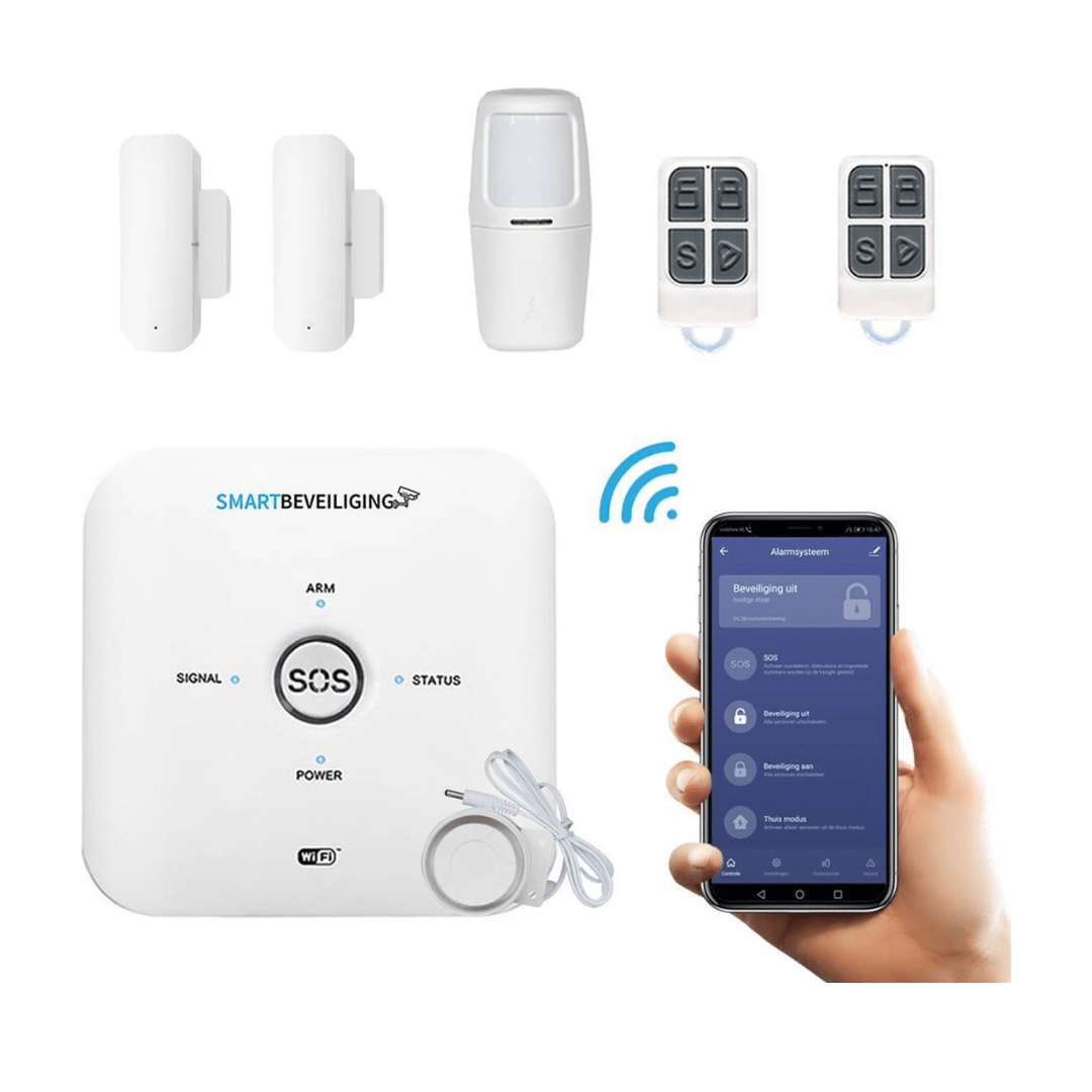 Kit Alarme Sans Fil WiFi GSM NGTeco