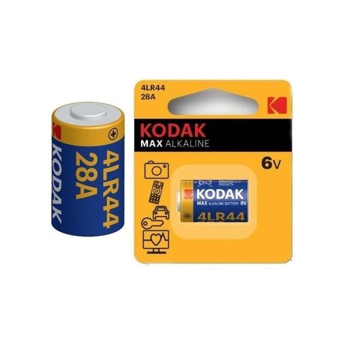 Kodak MaxSuper Alkaline 1x Pile Alcaline 6 volt 28A 4LR44 6V