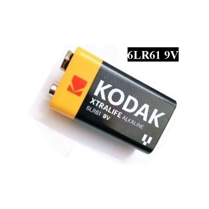 Kodak Pile Alcaline Xtralife - Pile 9V 6LR61 // Blister 1 unite