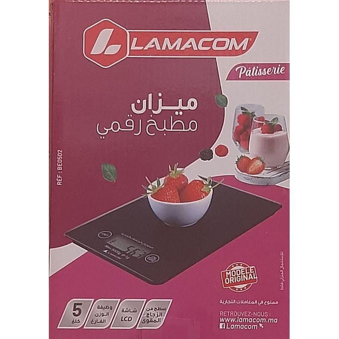 Lamacom Balance de cuisine électronique 5Kg
