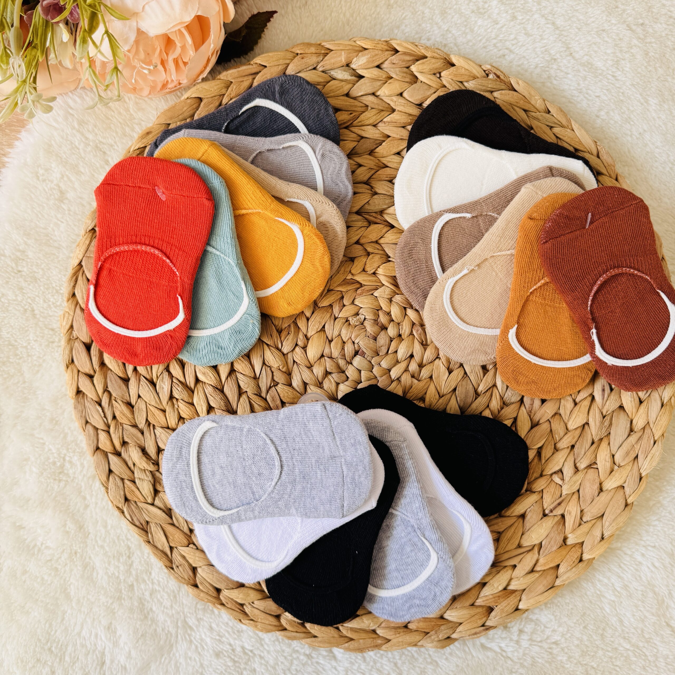 Lot de 6 paires chaussettes bébé coton organique
